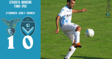 6 Fano Giana Erminio 1-0 serie C girone B