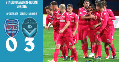 8 Verona V Giana Erminio 0-3 serie C girone B