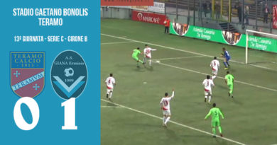 13 Teramo Giana Erminio 0-1 serie C girone B