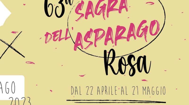 Al via la 63ima edizione della Sagra dell’Asparago Rosa di Mezzago.