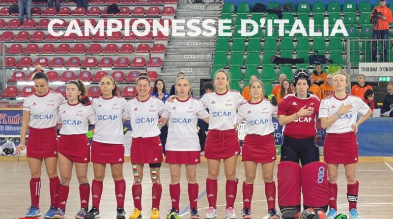 Cernusco s/n – Le ragazze della Martesana campionesse d’Italia di hockey prato indoor.